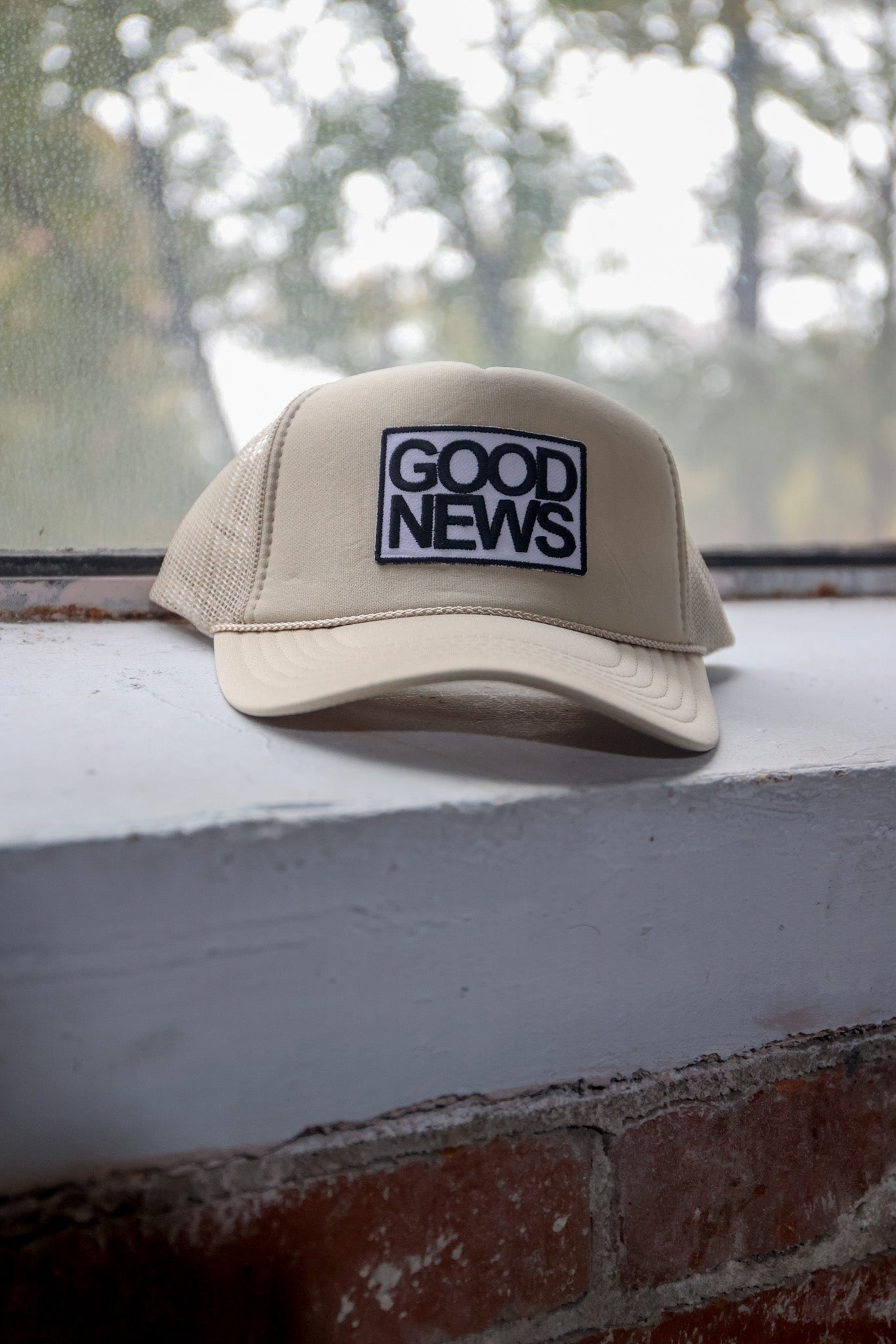 Good News Trucker Hat - Khaki