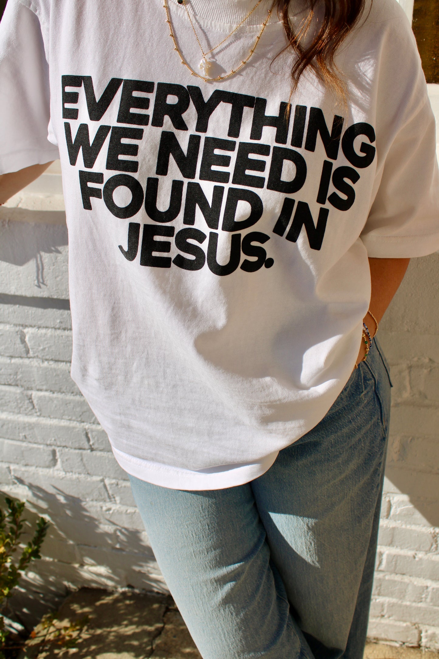 Everything We Need Tee - White