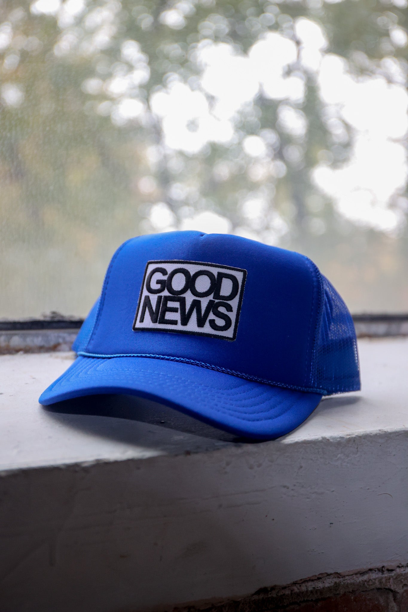 Good News Trucker Hat - Royal Blue