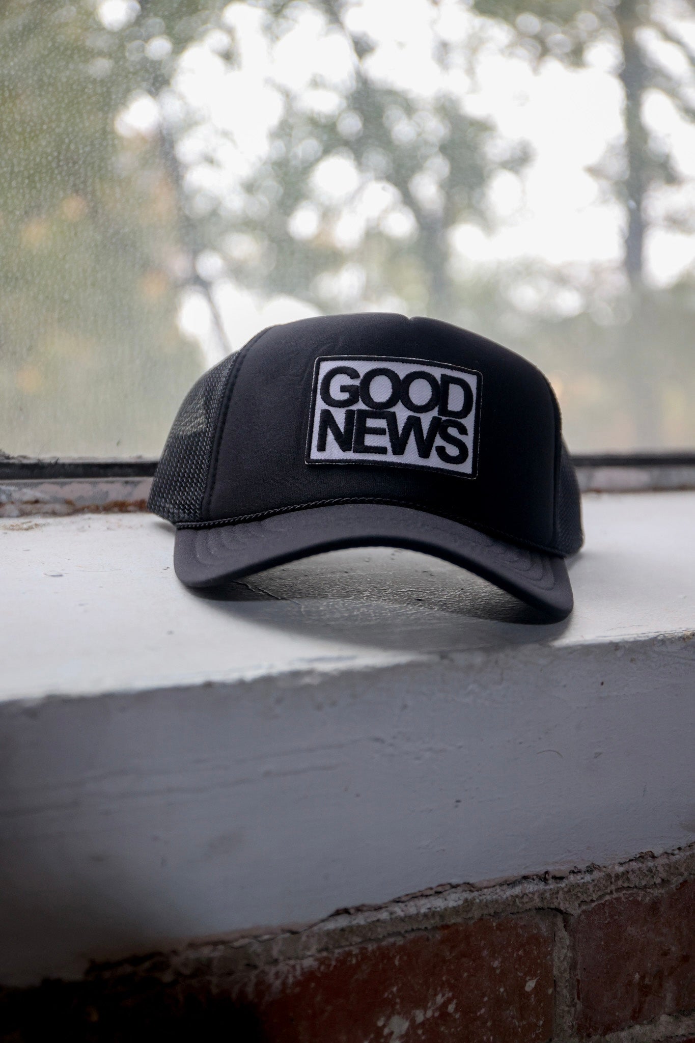 Good News Trucker Hat - Black