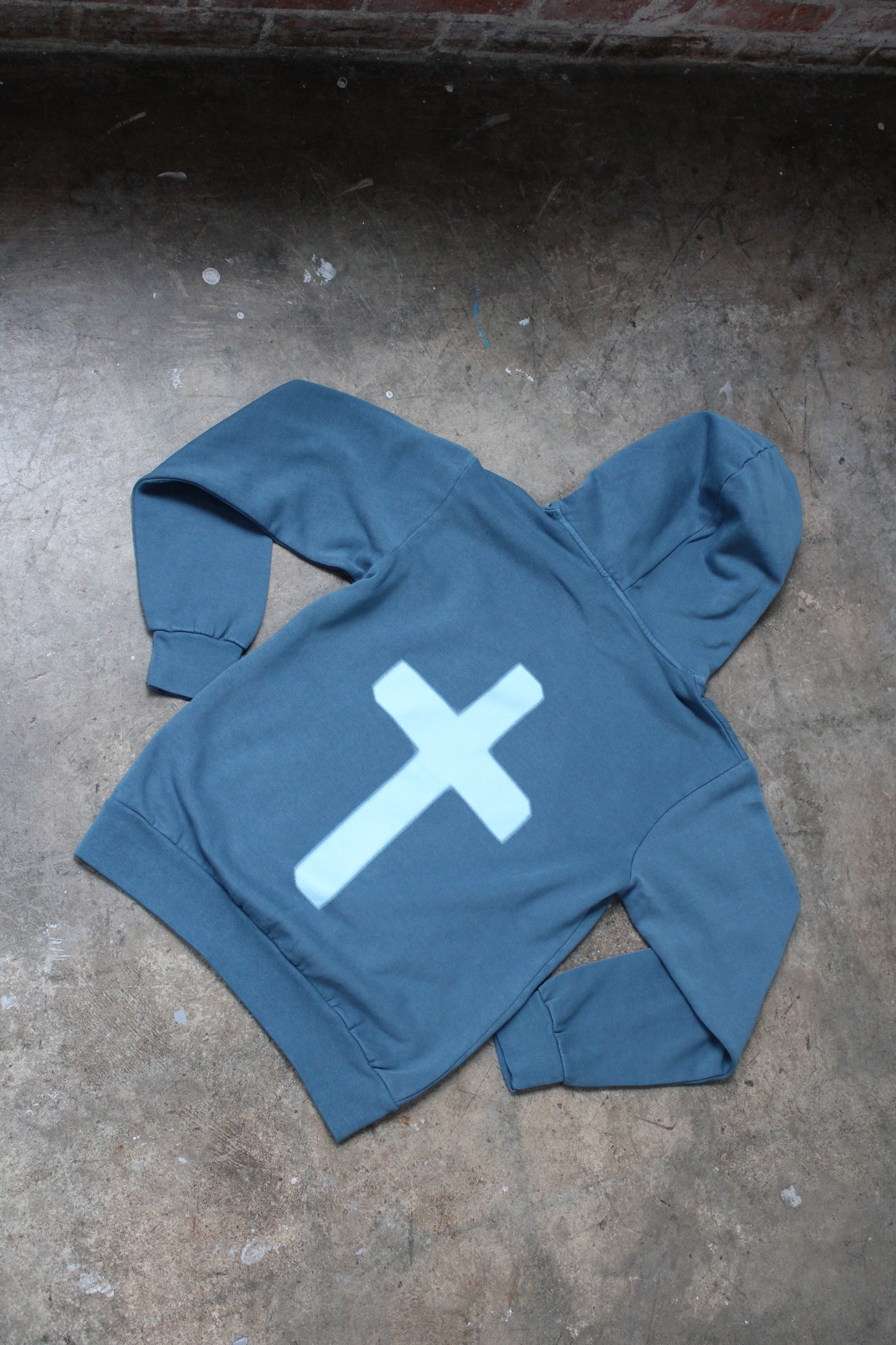 Because Of Love Sweatshirt - Pebble Blue